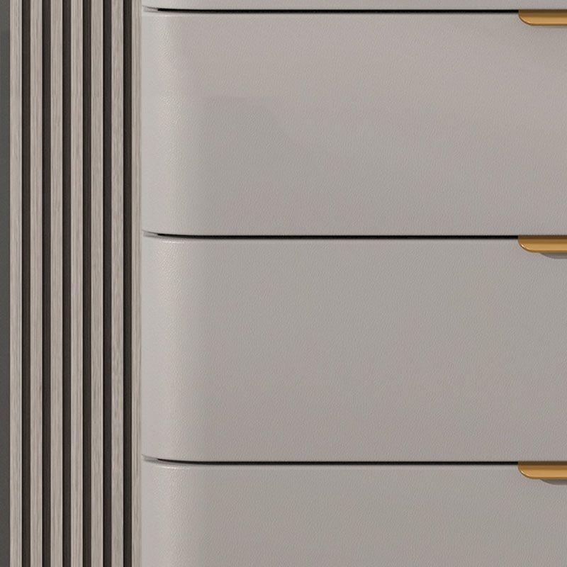 Vaste houten glamour opbergkast dressoir verticale opbergkast met metalen voeten