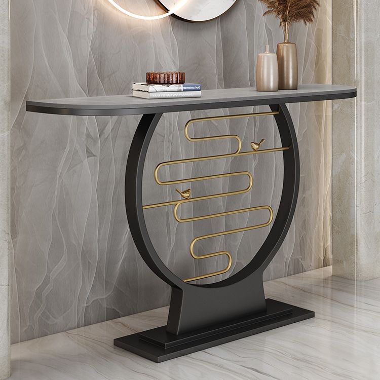 Console resistente a graffi Tabella 11,8 pollici di larghezza di ardesia contemporanea