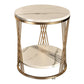 Modern Round Side Table Minimalist Slate Sofa Corner Table with Storage Clearhalo 'Coffee & Accent Tables' 'End & Side Tables' 'end_side_tables' 'furn' 'furn_end_side_tables' 'Furniture' 'Living Room Furniture' 1200x1200_d10591ad-685f-4720-92a5-88387619200f