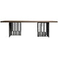 Metal Industrial Rectangle Dining Table Wood Top Indoor Table for Home Clearhalo ' dining_table' 'Dining Tables & Seating' 'Dining Tables' 'furn' 'furn_dining_table' 'Furniture' 'furniture_dining_table' 'Kitchen & Dining Furniture' 'kitchen&dining_furn' 'kitchen' 'kitchen_dining_table' 1200x1200_d10612e0-ca48-4970-9282-2f663c080aa0