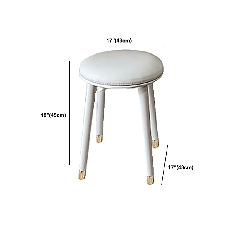 Hedendaagse witte make-up ijdelheid met 2 opbergladen massief houten dressoir