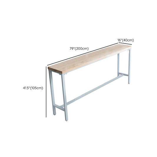 Tavolo da pranzo moderno altezza del pub tavolo da pub in legno per uso del patio