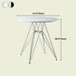 Modern Style Dining Table Round Dining Table with Metal Base for Home Use Clearhalo ' dining_table' 'Dining Tables & Seating' 'Dining Tables' 'Furniture' 'furniture_dining_table' 'Kitchen & Dining Furniture' 'kitchen&dining_furn' 'kitchen' 'kitchen_dining_table' 1200x1200_d1083b70-47d5-4981-9aa7-834d4c67fb16