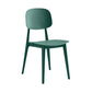 Contemporary Style Dining Chair Armless Dining Chairs with Plastic Legs for Kitchen