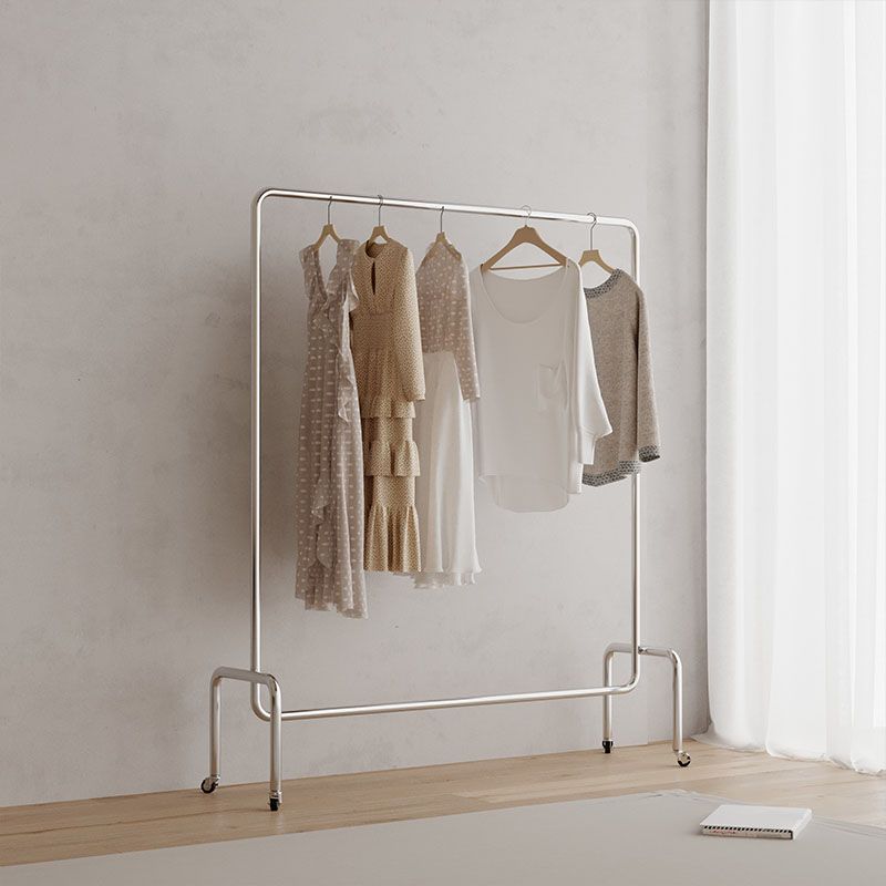 Albero della sala in acciaio della sala mentale moderna con appendiabiti di ricino