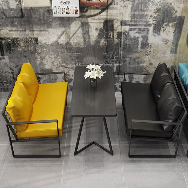 Industrial Wood Dinner Room Kitchen Table Sled Base Table for Dining Room Clearhalo ' dining_table' 'Dining Tables & Seating' 'Dining Tables' 'furn' 'furn_dining_table' 'Furniture' 'furniture_dining_table' 'Kitchen & Dining Furniture' 'kitchen&dining_furn' 'kitchen' 'kitchen_dining_table' 1200x1200_d10e4b90-44ae-46c9-b203-2bd4144a556a