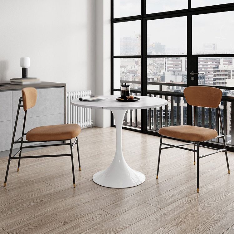 Modern 1/2/3/5 Pieces Dining Set Circular Stone Dining Table for Dining Room Clearhalo 'Dining Room Sets' 'Dining Tables & Seating' 'dining_room_set' 'furn' 'furn_dining_room_set' 'Furniture' 'furniture_dining_room_set' 'Kitchen & Dining Furniture' 1200x1200_d10e4e86-c00a-402e-8e2d-298168efd96d