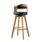 Scandinavia Style Bar-stool Wooden Legs Round Seat Barstool for Bar Kitchen Clearhalo 'Bar Furniture' 'Bar Stools' 'bar_stools' 'furn' 'furn_bar_stools' 'furniture_bar_stools' 'Kitchen & Dining Furniture' 'kitchen&dining_furn' 'kitchen' 'kitchen_furn' Furniture' 1200x1200_d10e7038-be13-4f06-a5a6-7239beec9a63