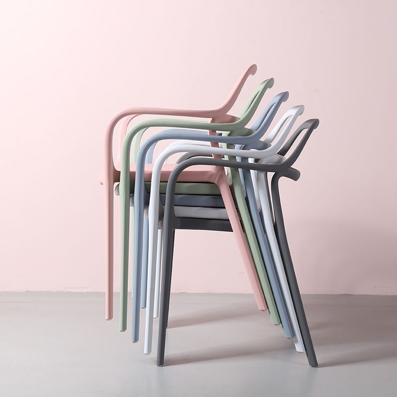 Contemporary Style Plastic Dining Chairs Dining Stackable Chairs for Kitchen Clearhalo ' kitchen&dining_furn' 'Dining Chairs' 'Dining Tables & Seating' 'dining_chair' 'furn' 'furn_dining_chair' 'Furniture' 'furniture_dining_chair' 'Kitchen & Dining Furniture' 'kitchen' 1200x1200_d112ca4f-a459-41f4-b806-ed18e3fd2399