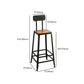 Contemporary Rectangle Bar Set 1/5 Pieces Solid Wood Pub Dining Set for Dining Room