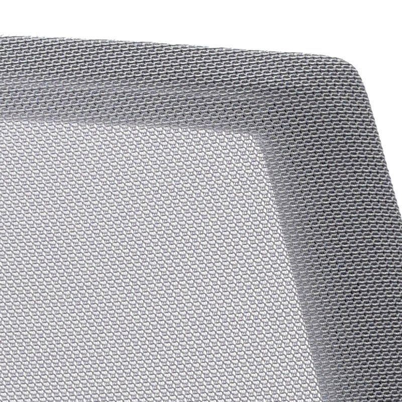 Sedia da ufficio moderna sedia a braccio fisso con schiena traspirante