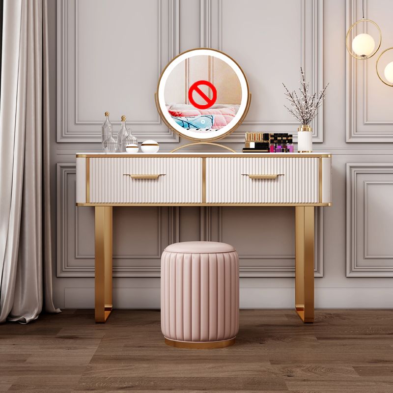 Slate Top Makeup Vanity Set Glam Beige Vanity Dressing Table Set Clearhalo 'Bedroom Furniture' 'furn' 'furn_makeup_vanities' 'Furniture' 'Makeup Vanities' 'makeup_vanities' 1200x1200_d1141812-d540-41c8-a776-4bf9b9163096