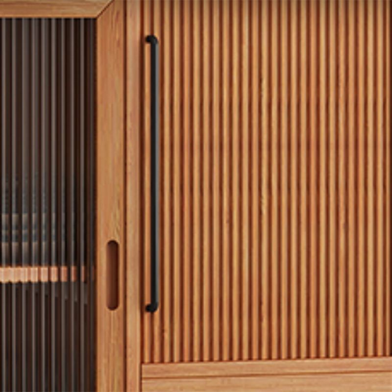 Glam Buffet Server Pine Dining Server con porte per soggiorno