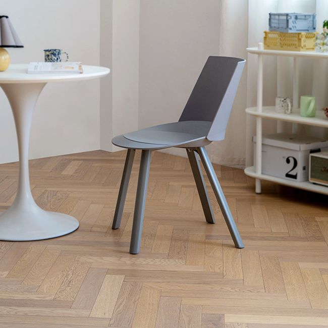 Scandinavian Study Room Plastic Side Chair Matte Finish Solid Back Dining Chair (Set of 2) Clearhalo ' kitchen&dining_furn' 'Dining Chairs' 'Dining Tables & Seating' 'dining_chair' 'furn' 'furn_dining_chair' 'Furniture' 'furniture_dining_chair' 'Kitchen & Dining Furniture' 'kitchen' 1200x1200_d1152d98-5f82-45a9-9e7e-0d77e8cad79a