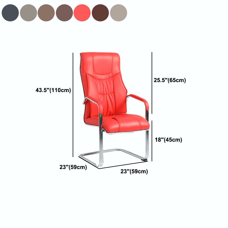 Modern Executive Computer Chair with Wheels Swivel Office Chair with Padded Arms Clearhalo 'furn' 'furn_office_chair' 'Furniture' 'furniture_office_chair' 'Office Chairs' 'Office Furniture' 'office_chair' 1200x1200_d115aec6-7c67-42cd-b666-37e652bdc2f9