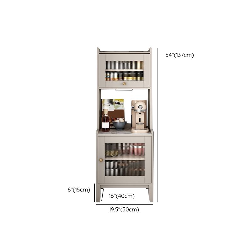 Moderni moderni mobili server server buffet sideboard con luci a LED