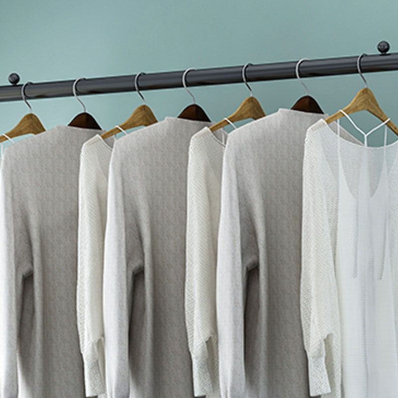 Rack de manteau d'entrée industriel métal rail rail inférieur d'étagère inférieur avec 4 crochets