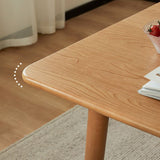 Moderne massief houten rechthoekige ruimtebesparende eettafel met 4 poten