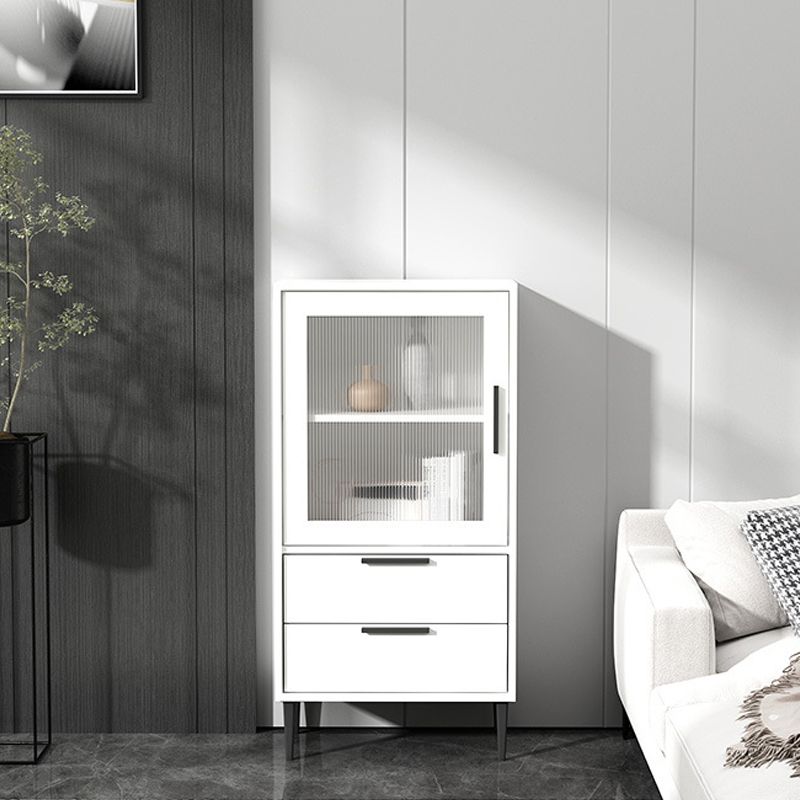 11.8" W Contemporary Bar Pulls Accent Chest in White/ Blue/ Green with Steel Legs Clearhalo 'Cabinets & Chests' 'cabinets_chests' 'furn' 'furn_cabinets_chests' 'Furniture' 'Living Room Furniture' 1200x1200_d119e9f5-a7d6-4f6c-8f54-a1fd8d2d1dfa