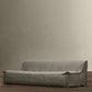Gray Armless Sofa Washable Contemporary Sofa for Living Room, Apartment