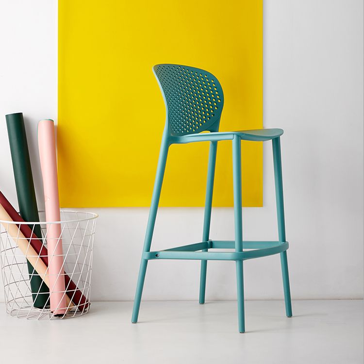 Industrial Stackable Armless Bar Stool Plastic Low Back Bar Stool Clearhalo 'Bar Furniture' 'Bar Stools' 'bar_stools' 'furn' 'furn_bar_stools' 'Furniture' 'Kitchen & Dining Furniture' 1200x1200_d11bf81a-07df-4772-8f4c-36f519f34d1f