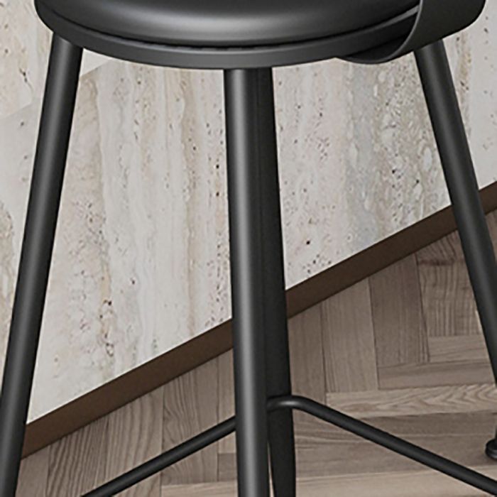 Industrial Matte Finish Coffee Shop Stool Footrest Low Back Stool Clearhalo 'Bar Furniture' 'Bar Stools' 'bar_stools' 'furn' 'furn_bar_stools' 'Furniture' 'furniture_bar_stools' 'Kitchen & Dining Furniture' 1200x1200_d11cc7da-8efd-4fdd-a050-5bdb8636f38d