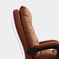 Silla ejecutiva acolchada ajustable con brazos, silla moderna con respaldo alto para gerentes