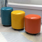 Modern PU Leather Pouf Chair Plain Cylinder Shape Nailhead Trim Sherpa Pouf Clearhalo 'furn' 'furn_ottomans_poufs' 'Furniture' 'Living Room Furniture' 'Ottomans & Poufs' 'ottomans_poufs' 1200x1200_d11e6fcf-b3e4-44b0-833a-5c1718885954