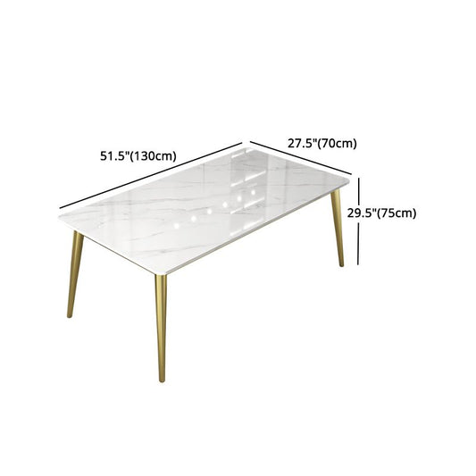 Glam White Sintered Stone Dining Table Set 1/2/5/7 Pieces Dining Set for Dining Areas Clearhalo 'Dining Room Sets' 'Dining Tables & Seating' 'dining_room_set' 'furn' 'furn_dining_room_set' 'Furniture' 'furniture_dining_room_set' 'Kitchen & Dining Furniture' 1200x1200_d1201cec-730f-4931-87a6-97fd4e39147f