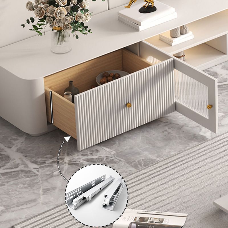 Contemporary TV Console Wood Media Console Enclosed Storage Console with Drawers Clearhalo 'furn' 'furn_tv_stands_entertainment_centers' 'Furniture' 'Living Room Furniture' 'TV Stands & Entertainment Centers' 'TV Stands & Media Storage Furniture' 'tv_stands_entertainment_centers' 1200x1200_d125a949-60c2-4673-93b5-0ddd6abdfb78