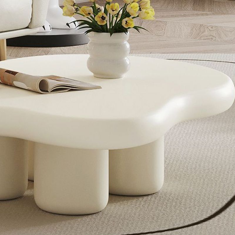 Modern 4 Legs Cocktail Table Wood Free Form Coffee Cocktail Table Clearhalo 'Coffee & Accent Tables' 'Coffee Tables' 'coffee_tables' 'furn' 'furn_coffee_tables' 'Furniture' 'Living Room Furniture' 1200x1200_d1267012-0bc2-4869-953a-a97c8aa91c39