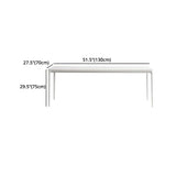 Modern Sintered Stone Top Dining Set Rectangle 1/2/4/5 Pieces Dining Table with Chairs Clearhalo 'Dining Room Sets' 'Dining Tables & Seating' 'dining_room_set' 'furn' 'furn_dining_room_set' 'Furniture' 'furniture_dining_room_set' 'Kitchen & Dining Furniture' 1200x1200_d128426a-03c3-4226-9273-467aef056fa5