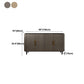 Sala da pranzo a buffet in stile glam 35,4 "H 4 porte buffet server