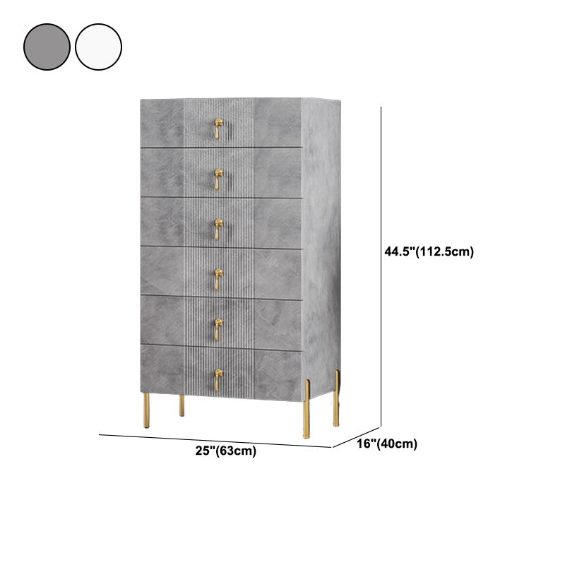 Coffre de rangement en bois contemporain avec des tiroirs à clôture doux