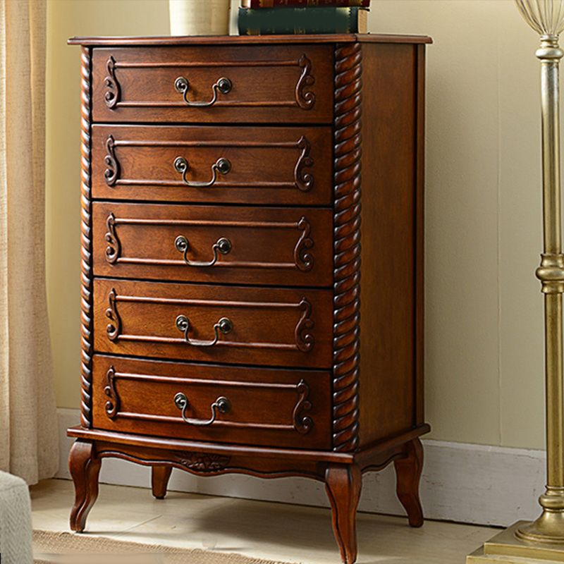 Mid-Century Modern Rectangle Chest/Cabinet with Drawers in Rubberwood Clearhalo 'Cabinets & Chests' 'cabinets_chests' 'furn' 'furn_cabinets_chests' 'Furniture' 'Living Room Furniture' 1200x1200_d136922c-b0b4-4dff-aa7a-75613666182a