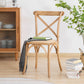 Wood Wicker Traditional Dining Chair Dining Room Armless Cross Back Chair Clearhalo ' kitchen&dining_furn' 'Dining Chairs' 'Dining Tables & Seating' 'dining_chair' 'furn' 'furn_dining_chair' 'Furniture' 'furniture_dining_chair' 'Kitchen & Dining Furniture' 'kitchen' 1200x1200_d137b5d7-bc13-46bd-a6b3-1f85e0fdc3cb