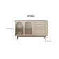 Contemporary Dining Buffet with Drawers Wood Buffet Server for Kitchen Clearhalo 'buffet_sideboard' 'Buffets & Sideboards' 'furn' 'furn_buffet_sideboard' 'Furniture' 'Kitchen & Dining Furniture' 1200x1200_d13b46a4-97c4-4332-b40a-d2060b894b65