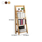 Solid Wood Bookshelf Modern Ladder Bookshelf 55.1" H X 14.2" W Clearhalo 'Bookcases' 'furn' 'furn_bookcases' 'Furniture' 'Office Furniture' 1200x1200_d13bfac6-1e43-4233-a321-52af26d20aad