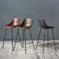 Contemporary Footrest Restaurant Stool Matte Finish Leather Barstool Clearhalo 'Bar Furniture' 'Bar Stools' 'bar_stools' 'furn' 'furn_bar_stools' 'Furniture' 'furniture_bar_stools' 'Kitchen & Dining Furniture' 1200x1200_d13d381d-dc8f-4150-8ccc-1c10e6548643