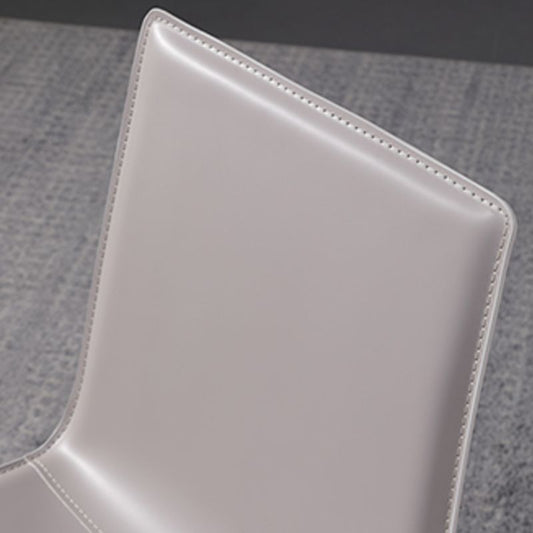 Sillas de comedor modernas silla de comedor sin brazo con patas de metal para cocina