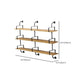 Metal and Wooden Shelf Bookcase Floating Open Wall Mounted Book Shelf for Study Room Clearhalo 'Bookcases' 'furn' 'furn_bookcases' 'Furniture' 'Office Furniture' 1200x1200_d13e2425-b4e5-42fd-8d88-f12435e6b7c8
