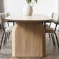 Oval Pine Solid Wood Table Modern Dining Table with Wooden Double Pedestal for Restaurant Clearhalo ' dining_table' 'Dining Tables & Seating' 'Dining Tables' 'furn' 'furn_dining_table' 'Furniture' 'furniture_dining_table' 'Kitchen & Dining Furniture' 'kitchen&dining_furn' 'kitchen' 'kitchen_dining_table' 1200x1200_d142f777-ff57-4ce6-8d55-76af91b02a3c