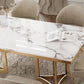 Modern 1/2/5/7 Pieces Dining Set Marble Rectangle Dining Furniture Set /Separate Items Clearhalo 'Dining Room Sets' 'Dining Tables & Seating' 'dining_room_set' 'furn' 'furn_dining_room_set' 'Furniture' 'furniture_dining_room_set' 'Kitchen & Dining Furniture' 'kitchen&dining_furn' 'kitchen' 1200x1200_d14398d6-9561-4127-8793-7119d2201dd8