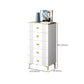 Glam Chest Bedroom Stone 15.7" Wide Chest in White with Drawers Clearhalo 'Bedroom Furniture' 'Dressers & Chests' 'dressers_chests' 'furn' 'furn_dressers_chests' 'Furniture' 1200x1200_d145331c-cb4d-4bc9-af12-01741b8dcc63