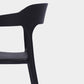 Nordic Armrest Stackable Chair with Acrylic Legs for Dining Room