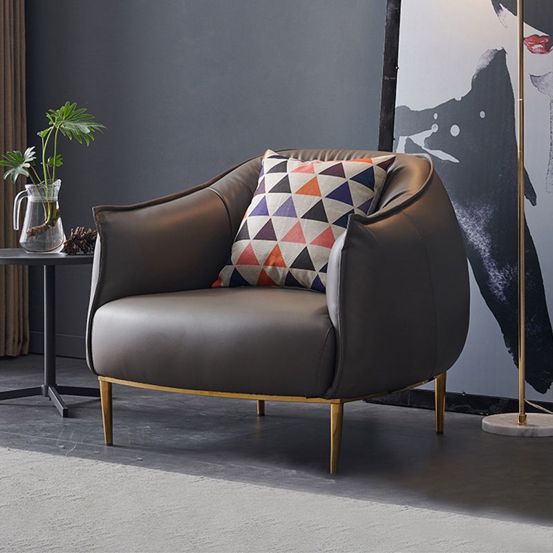 Faux Leather Chair32.6" L x 31.8" W x 29.9" H Arms Included Chair for Bedroom Clearhalo 'Accent Chairs' 'accent_chairs' 'Chairs & Seating' 'Furniture' 'furniture_accent_chairs' 'Living Room Furniture' 1200x1200_d149e8ef-bc0f-4236-98ed-60071f2c82ce