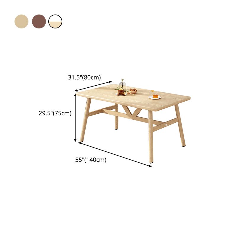 Modern 1/2/5/7 Pieces Dining Set Rectangle Wood Dining Table for Dining Room Clearhalo 'Dining Room Sets' 'Dining Tables & Seating' 'dining_room_set' 'furn' 'furn_dining_room_set' 'Furniture' 'Kitchen & Dining Furniture' 'kitchen&dining_furn' 'kitchen' 1200x1200_d14c0ba2-a07b-41b1-ab75-c85c79fec31c