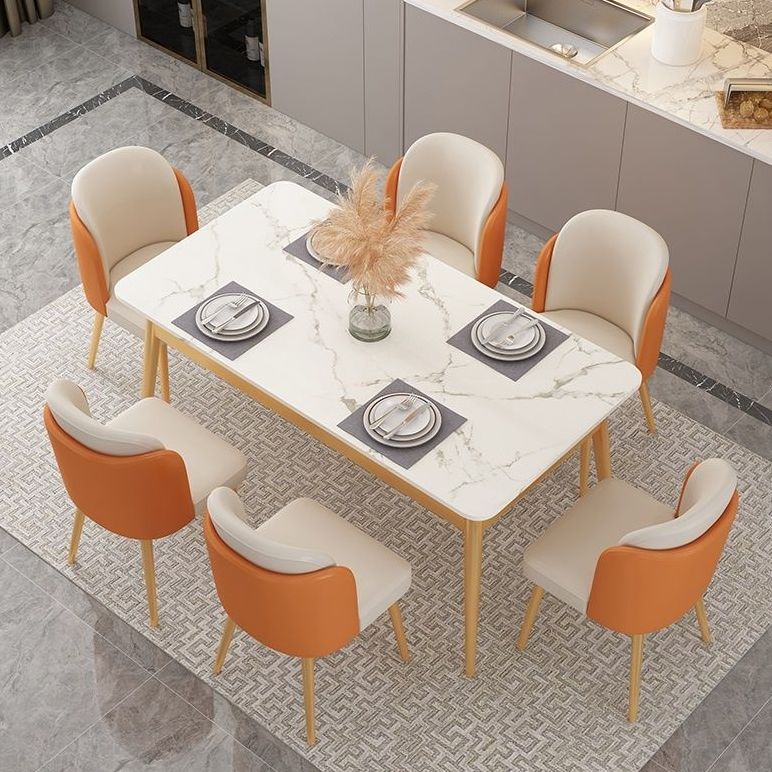 Nordic 1/4/5/7 Pieces Dining Set Sintered Stone Dining Furniture Set /Separate Items Clearhalo 'Dining Room Sets' 'Dining Tables & Seating' 'dining_room_set' 'furn' 'furn_dining_room_set' 'Furniture' 'furniture_dining_room_set' 'Kitchen & Dining Furniture' 'kitchen&dining_furn' 'kitchen' 1200x1200_d14c16cd-c183-4518-bcbf-3001437d78dd