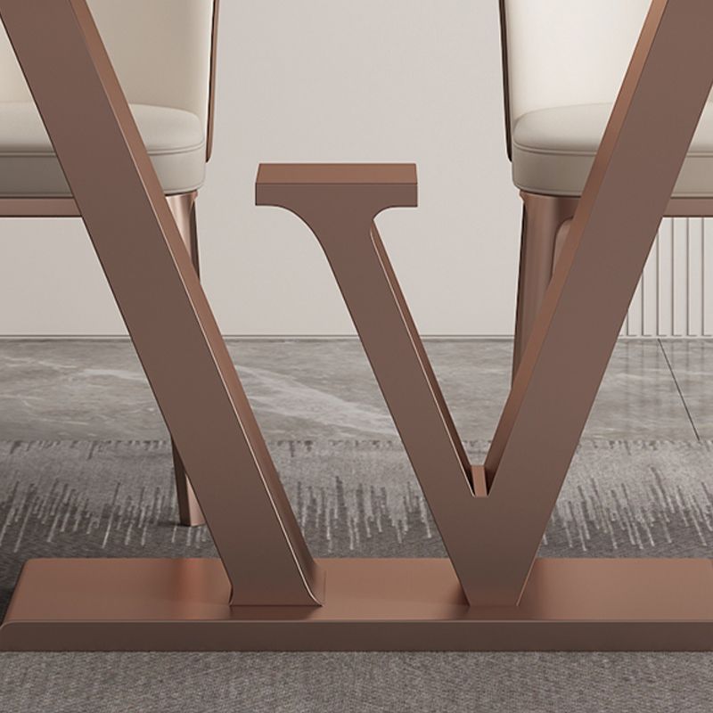 1/4/5/6 Pieces Luxury Dining Set with Stone Table and Leather Chairs Dinette Set Clearhalo 'Dining Room Sets' 'Dining Tables & Seating' 'dining_room_set' 'furn' 'furn_dining_room_set' 'Furniture' 'furniture_dining_room_set' 'Kitchen & Dining Furniture' 'kitchen&dining_furn' 'kitchen' 1200x1200_d14da77c-79a2-4e8b-b5c3-66f49775bbf5