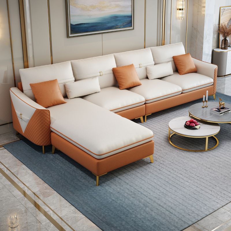 34,64 "H FAUX CUIR SOFFRAGE ÉVALABLE SOFA et chaise pour le salon